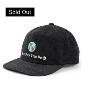 “Don’t f* this Up” hat by OUTERKNOWN: environmental activism, statement cap